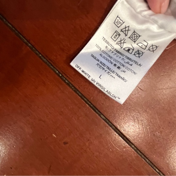 Men Off White designer shirts size Large - Picture 16 of 16